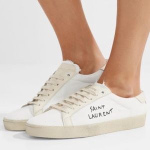 Saint Laurent- Women’s Court Classic Embroidered S